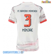 Camisa de time de futebol Bayern Munich Kim Min-jae #3 Replicas 2º Equipamento Feminina 2025-26 Manga Curta